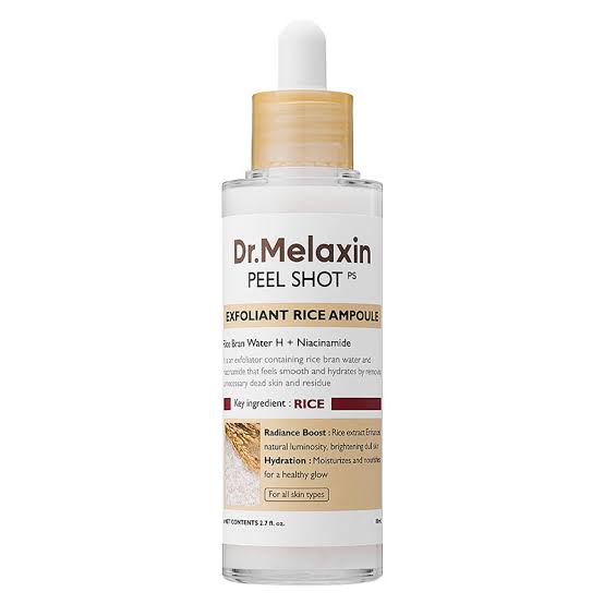 Dr Melaxin Peel Shot Exfoliant Rice Ampoule 80ml