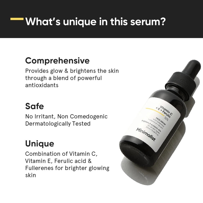 Minimalist Vitamin C + E & Ferulic Acid - 20ml