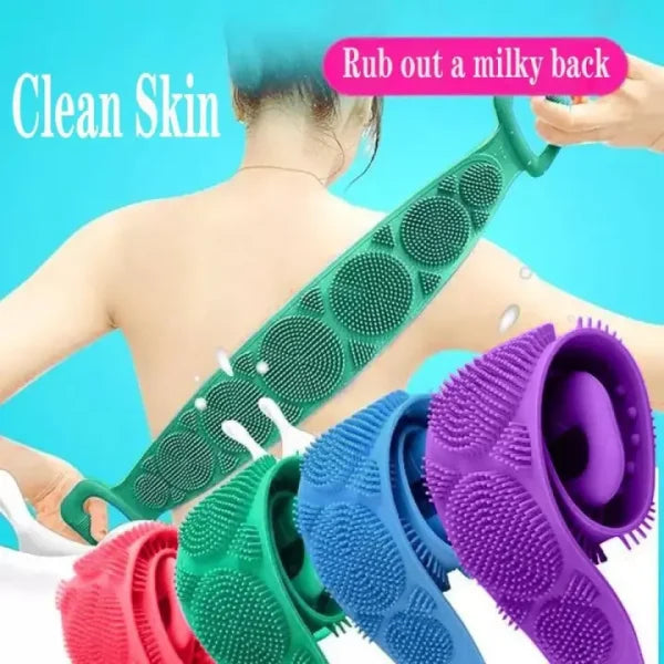 Double-Sided Bath Towel Scrubber (Random Color)