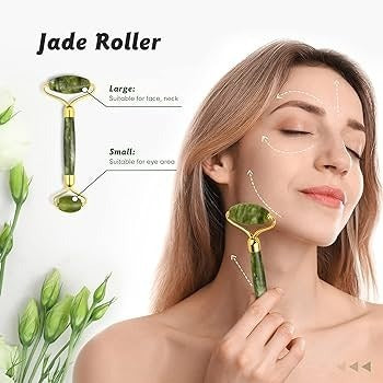 Flawless Jade Roller with Gua Sha (Marble Stone)