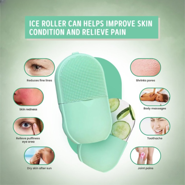 Ice Roller Facial Massage & Cleansing Cube - Random Color