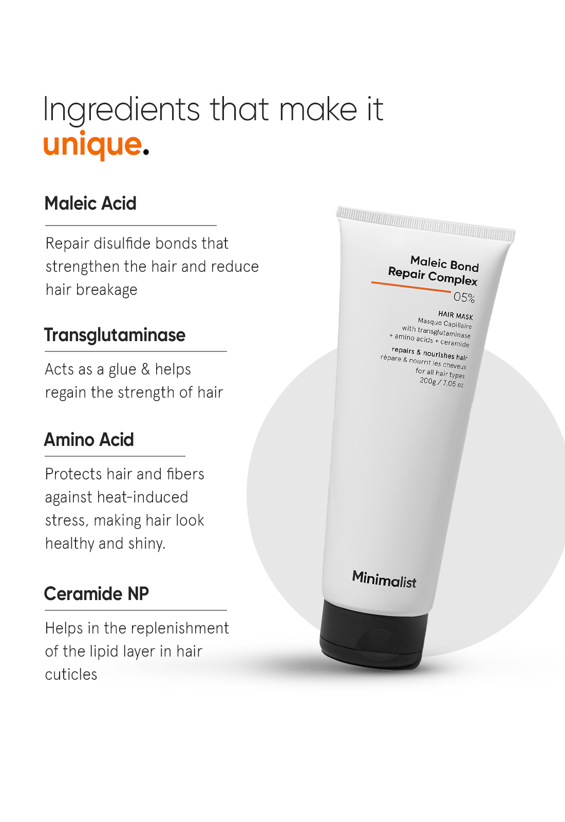 Maleic Bond Repair Complex 5% Hair Mask
