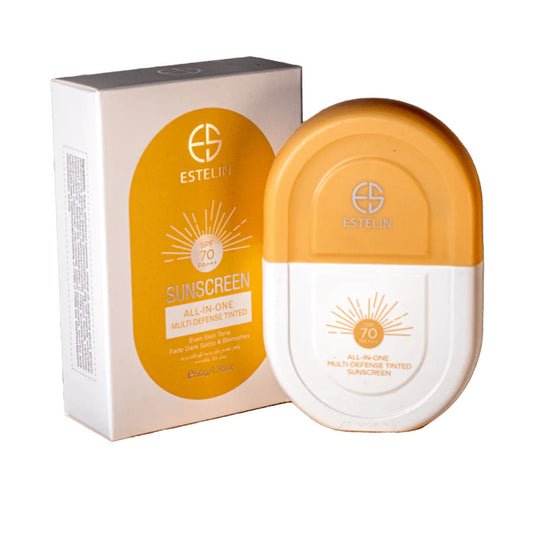 Estelin - All In One Multi Defense Tinted Sunscreen Spf 70 Pa+++ - 50G