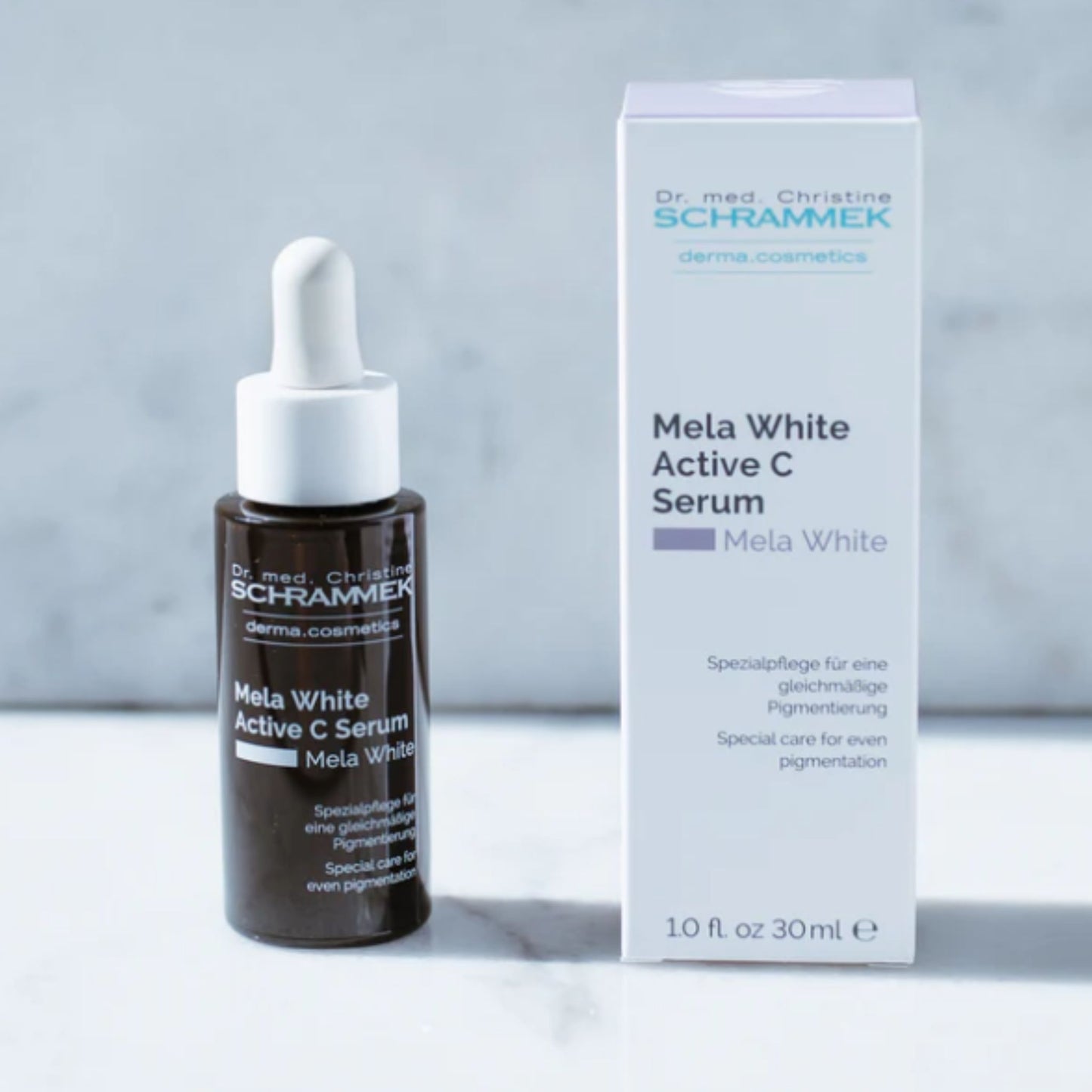 dr schrammek mela white active c serum