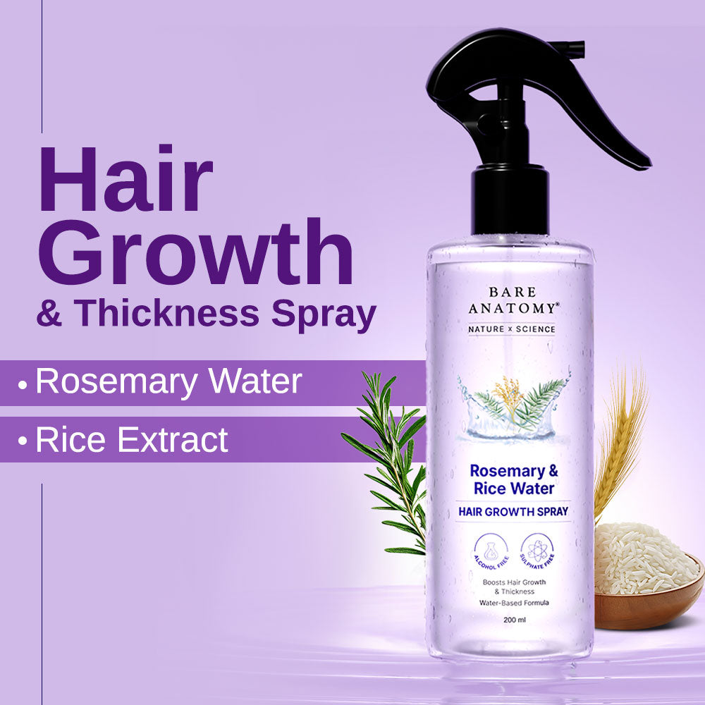 bare anantomy Rosemary & Rice Water Hair Growth Spray in pakistan