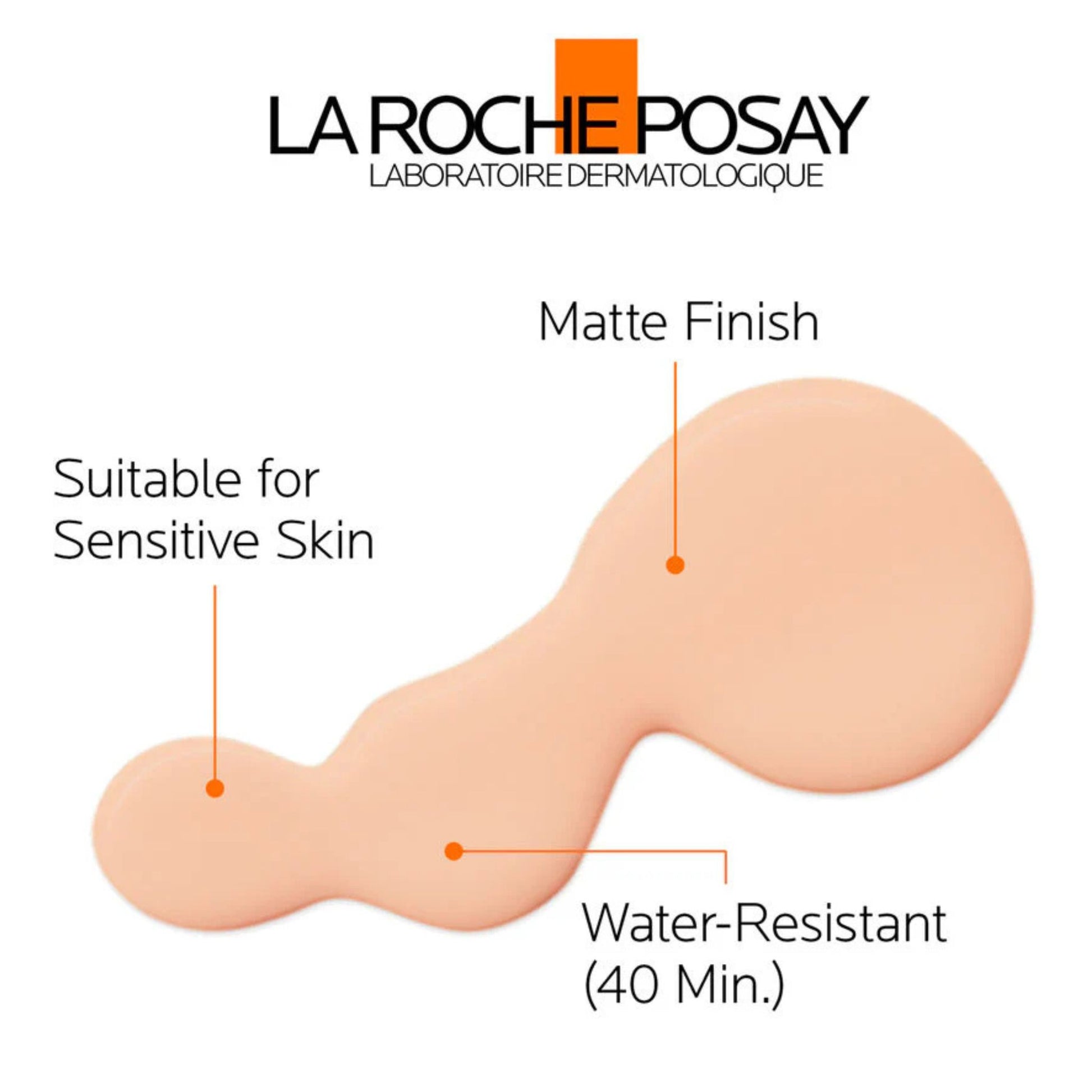 LA ROCHE-POSAY Anthelios SPF50+ invisible fluid sunscreen bottle, 50ml, lightweight and broad-spectrum UV protection.