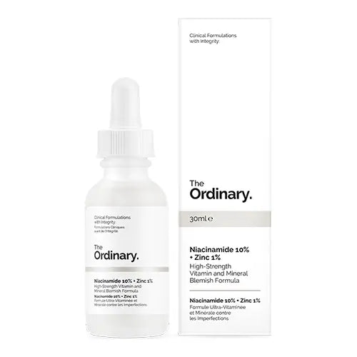 THE ORDINARY NIACINAMIDE 10% + ZINC 1% - 30ML - Made in Canada